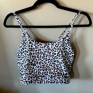 Leopard crop top